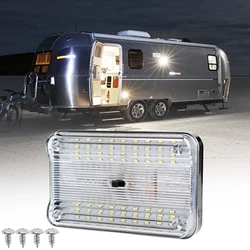 Ceiling LED Rectangle Indoor Lamp White Roof Dome Reading Spot Cabin Light For Marine Yacht RV Caravan Auto Camper Van Boat Bus
