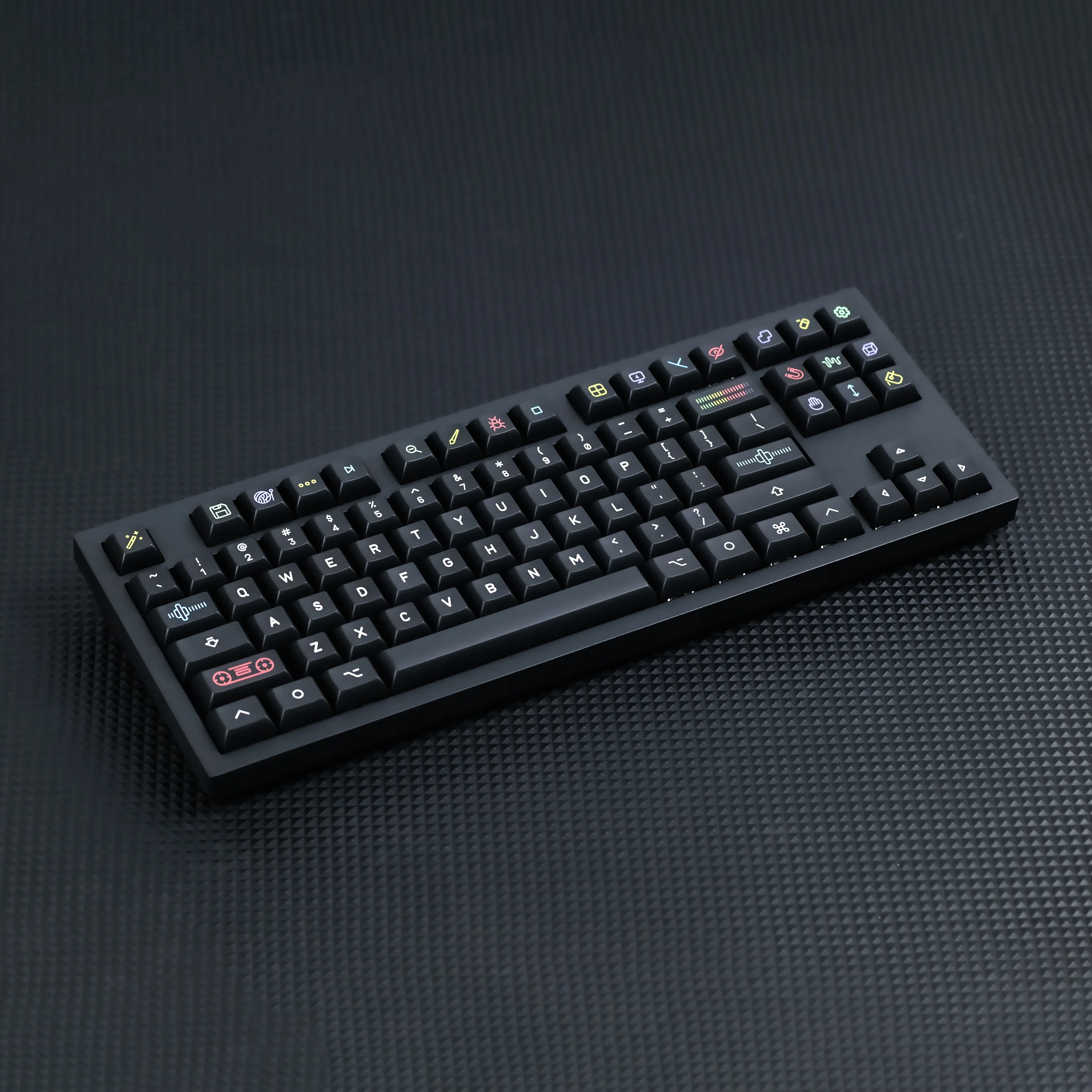 Material PBT personalizado da altura do Keycap KAM do playground duas cores