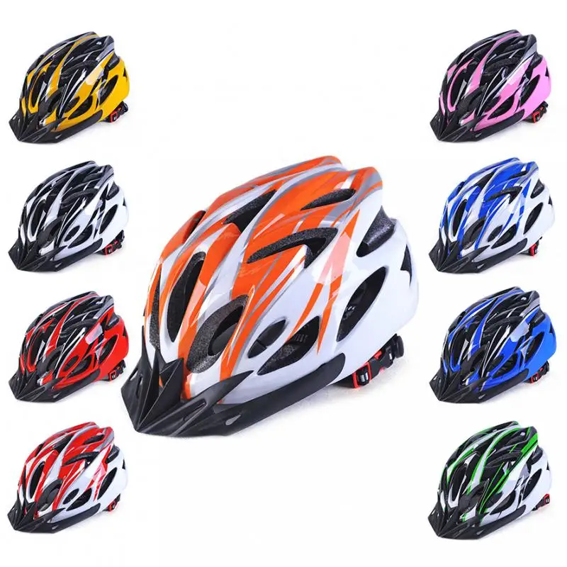 New Cycling Helmet Comfort Lining Lightweight Hollow Men Women Adjustable Riding Safety Head Protection Bike Bicycle MTB Helmet