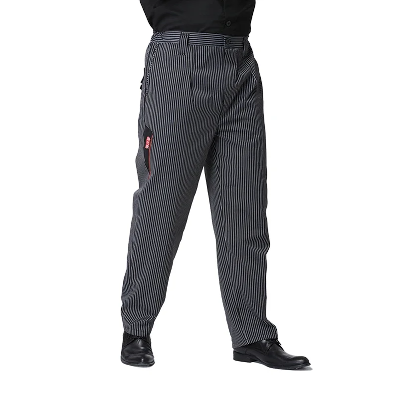 2025halloween Vêtements de travail pour chef, pantalons de cuisinier, pantalons cargo respirants, vêtements de cantine