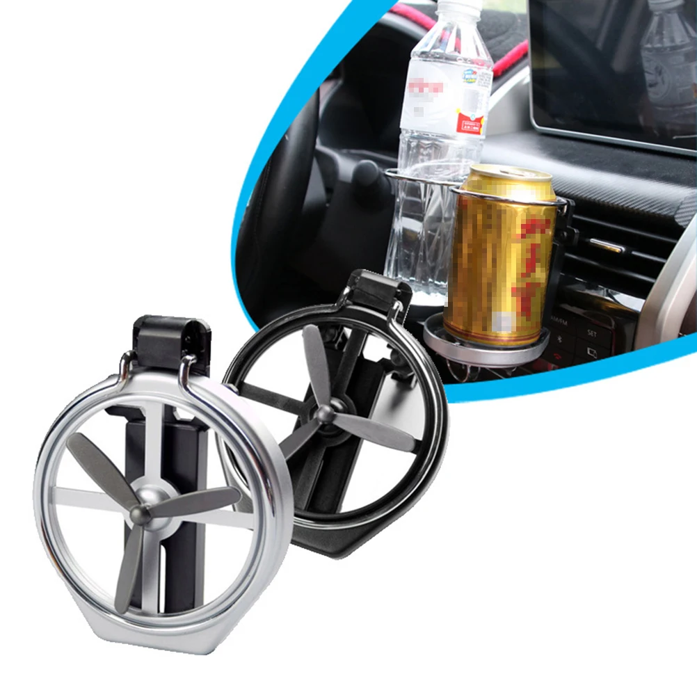 

Foldable Car Cup Holder For Drink Bottles Waterproof Lightweight Space Saving Air Vent Compatible Folding Drink Holder For Auto