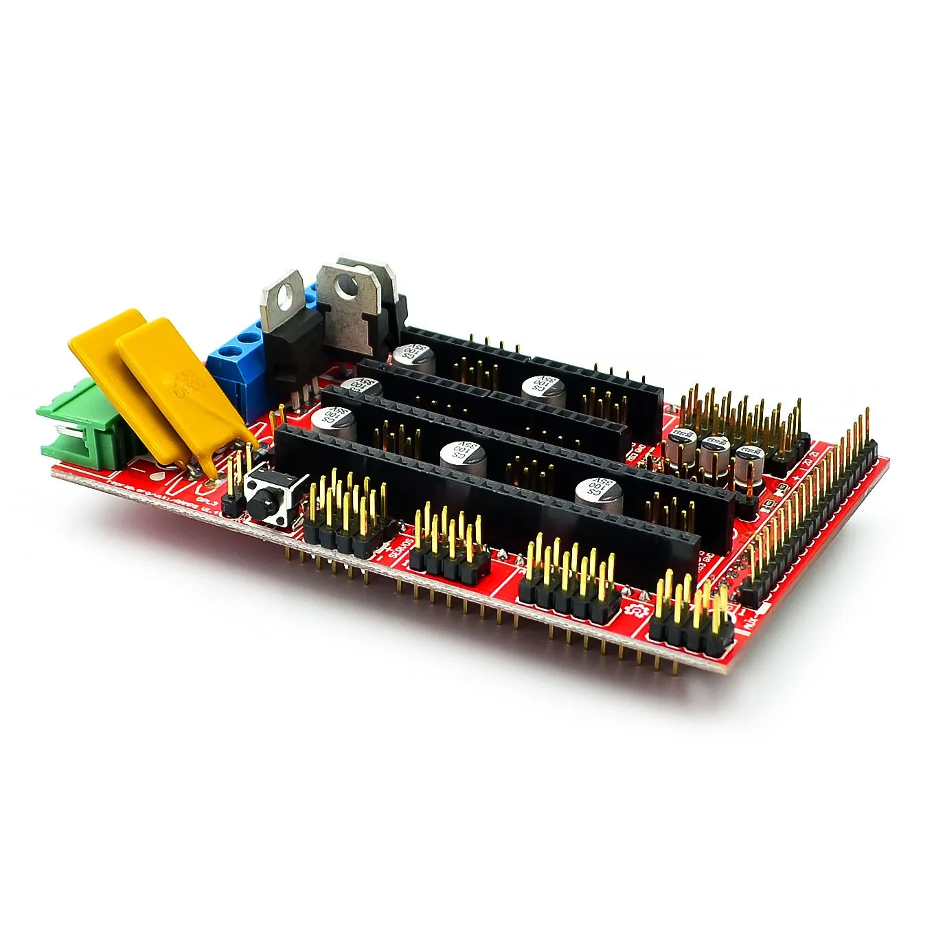 Ramps 1.4/1.5/1.6 Expansion Control Panel With Heatsink Upgraded Ramps 1.4/1.5 For 3d Printer Board