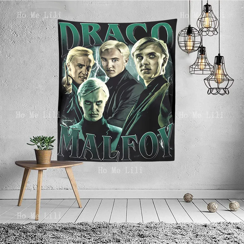 Draco Malfoy Vintage Tapestry Wall Hanging For Bedroom Living Room Modern Fashion Design Tapestries