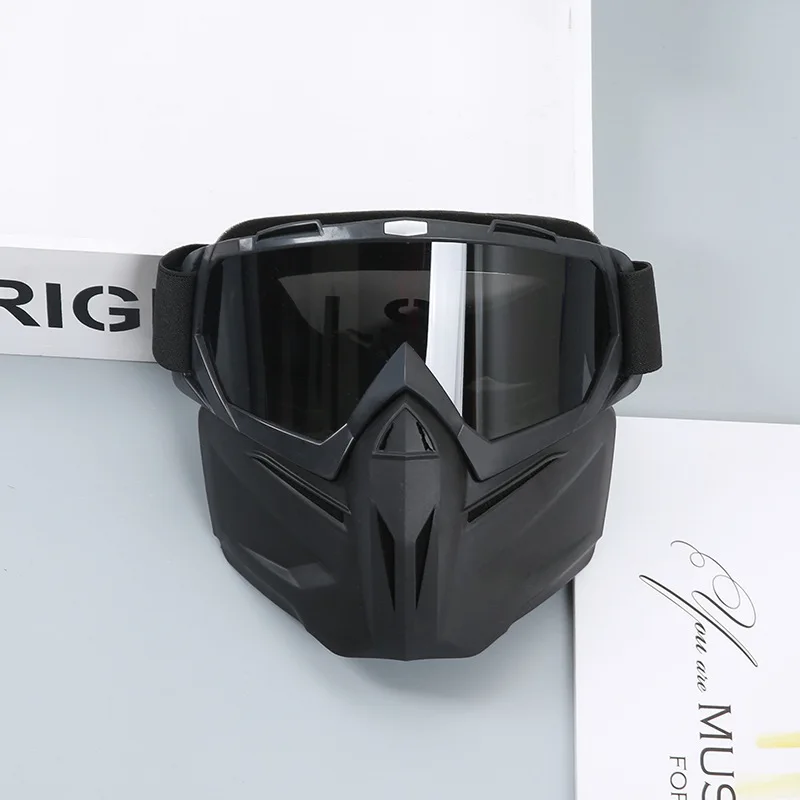 Riding Mask Goggles Motocross Sunglasses Ski Outdoor Sports Windproof Multicolor Removable Rider Helmet Tactical Seal