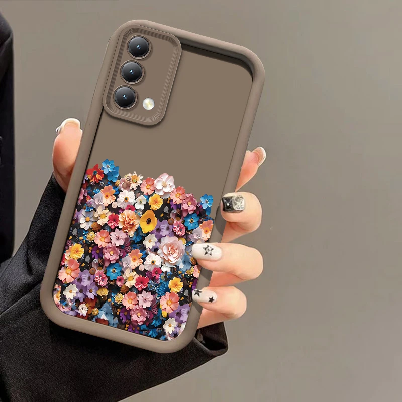 INS Cute Daisies Flowers Case For Google Pixel 7 8 9 Pro XL 7A 8A Shockproof Camera Lens Protection Silicone Soft Phone Cover