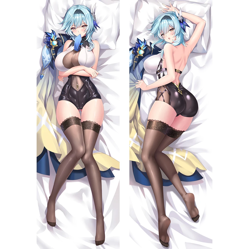 Gra Genshin Impact Eula Cosplay Dakimakura poszewka na poduszkę przytulna poszewka na poduszkę Otaku poduszka poszewka na ciało Prop