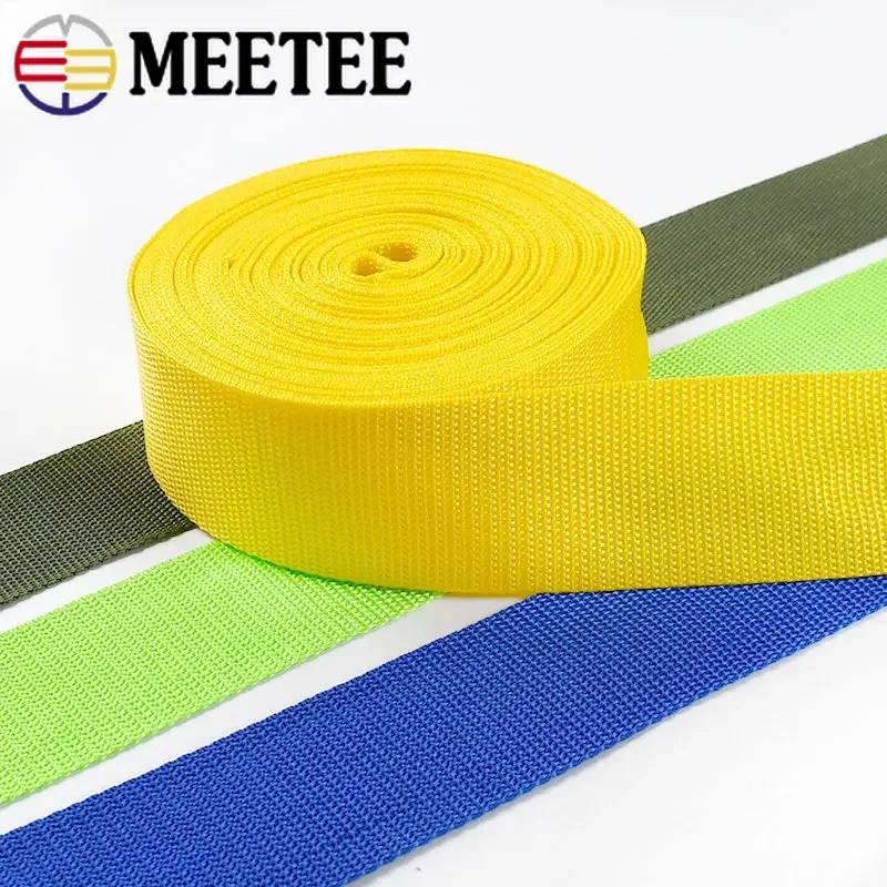 2/5/10Meters 50mm Polyester Nylon PP Webbing Ribbon for Strapping Braided Bag Strap Belt Garment Shoes Outdoor Band Accessory