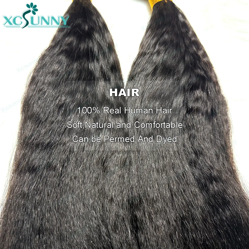 غريب مستقيم وصلات شعر ميكرولينك الشعر البشري للنساء السود Microloop ميكرورينج حلقة وصلات شعر غريب