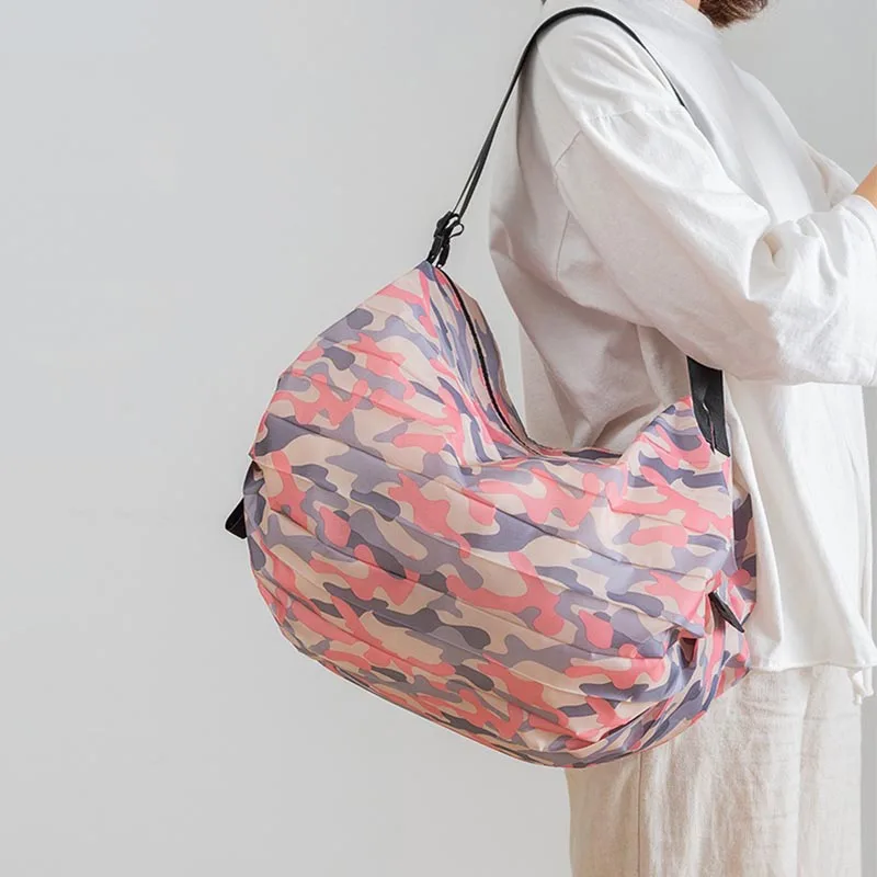 새로운 접이식 쇼핑백 재사용 가능한 접이식 가방 쇼핑용 천 가방 접이식 구매자 ZDGWD01