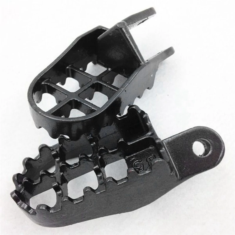 Motorcycle Steel Foot Pegs Footrests For Honda XR250 XR 250 400 CR80 XR650L 96-05 XR350R 83-84 XR600R 89-00 XR650R 00-05