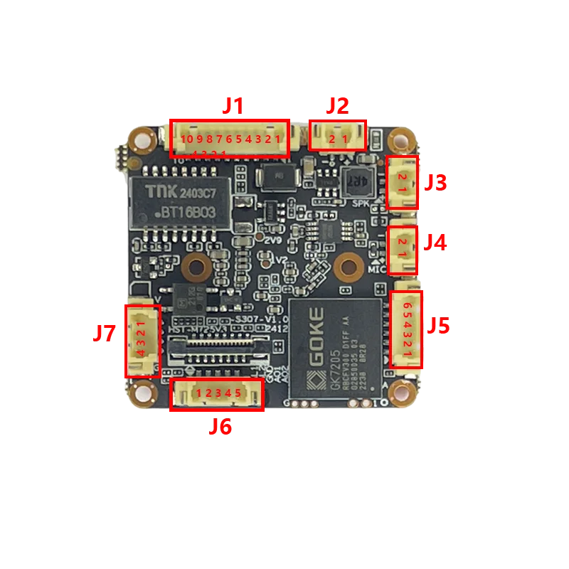 IM20A03 2MP 60fps/real WDR SONY IMX307 STARVIS CMOS Low-illumination HD IPC Camera Module For High-quality Video Capture