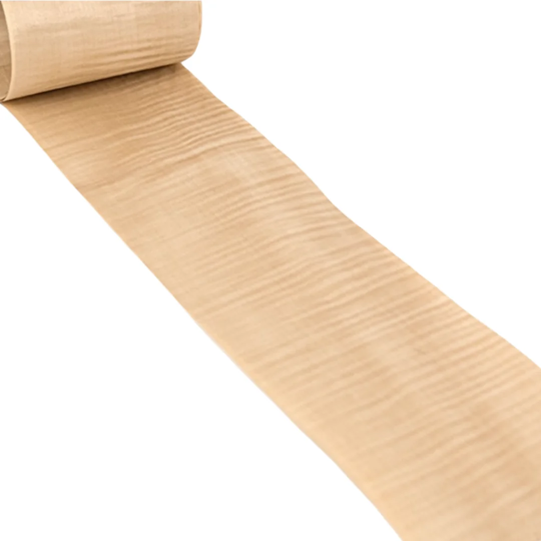 Length:2.5meters Width:140mm Thick:0.2mm Natural Shadow Wood Veneer Woodworking veneer home panel decoration image 3