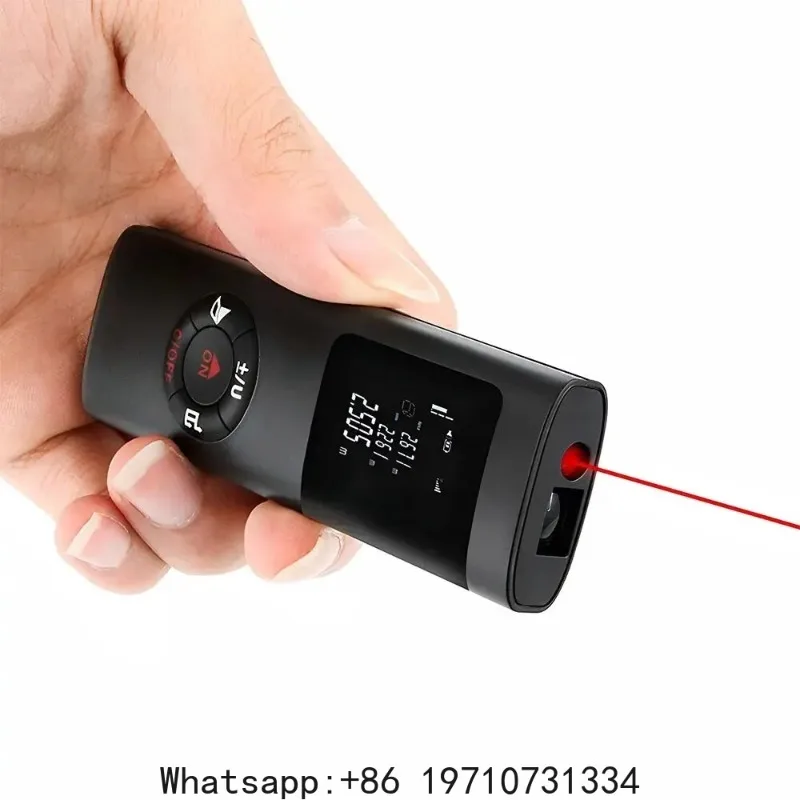40M/60M Mini Smart Laser Distance Meter Measure Infrared Rangefinder USB Rechargeable Portable Handheld Laser Range Finder Tools