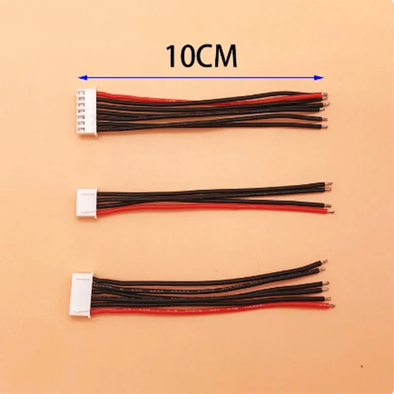 10cm 10pcs/lot 1s/2s/3s/4s/5s/6s/8s Lipo Battery Balance Charger Cable For Rc Imax B6 B8 Connector Plug Balanced Charging Line