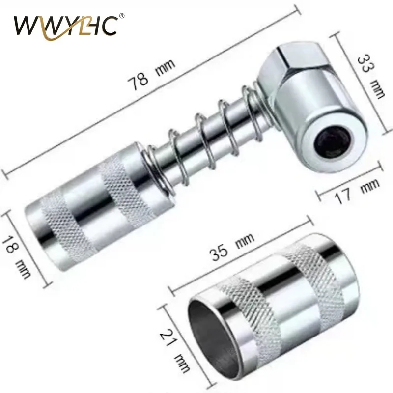 Suitable for 90 Degree Nozzles, Grease Connectors, Narrow Space Angle Lubrication Joints, Repair Tool Accessories