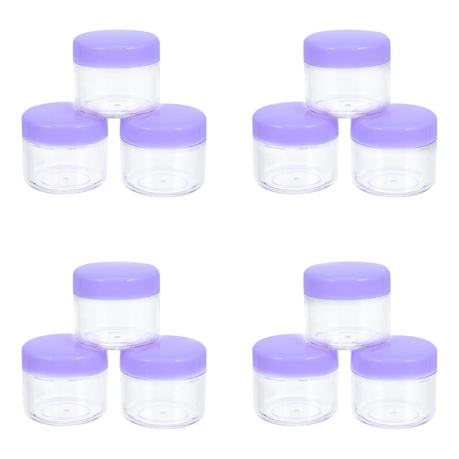 20 Pcs Travel Bottles 20G Face Cream Box Portable Useful Sub Dispenser Creative Storage Violet Refillable Cosmetics