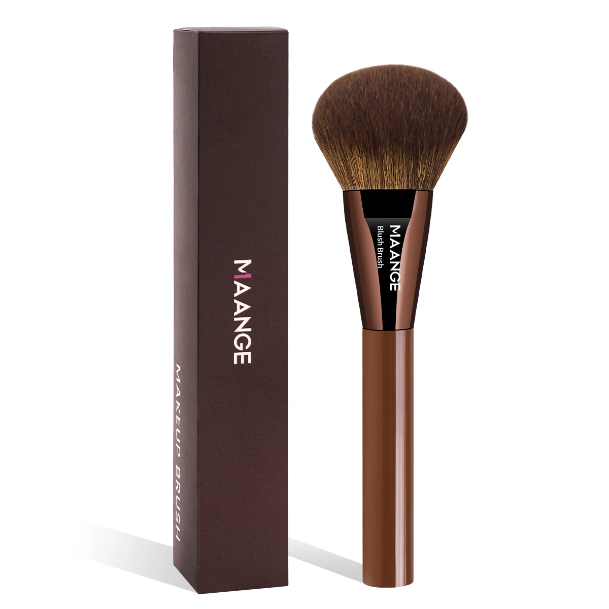 MAANGE-brocha de maquillaje profesional, brocha multifuncional para base, mezcla de polvos, cepillo de contorno Kabuki cónico, pelo suave y denso