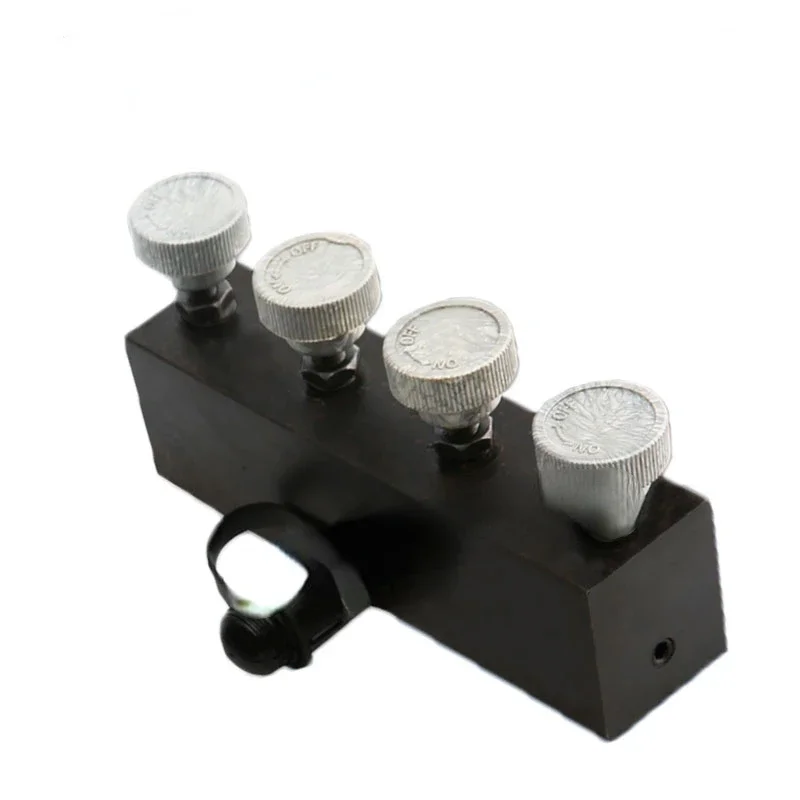 

Hydraulic high pressure four-way valve Oil circuit splitter Hydraulic pump oil circuit control distribution valve