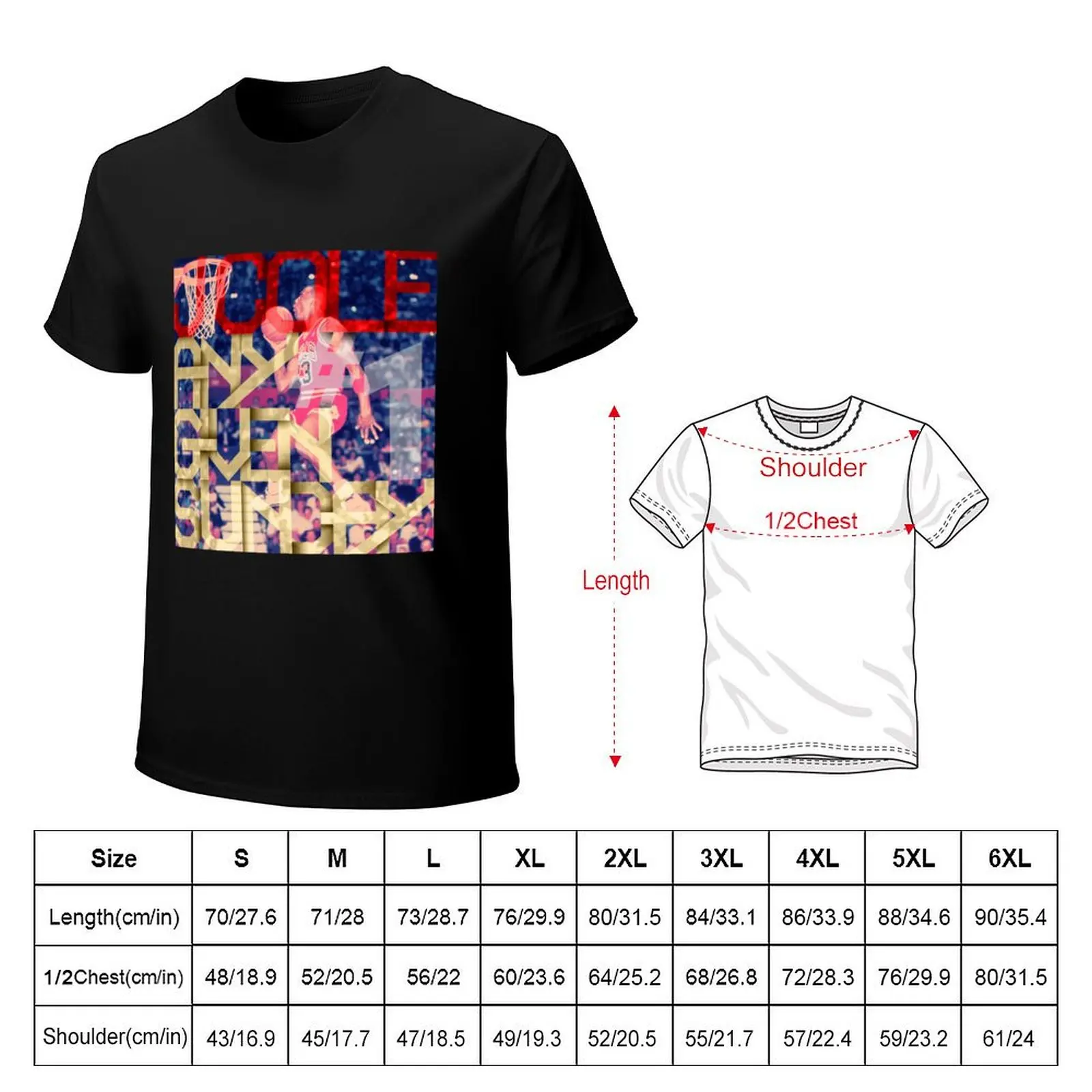 J Cole 2014 any given sunday T-Shirt Big Size Simple T-Shirt