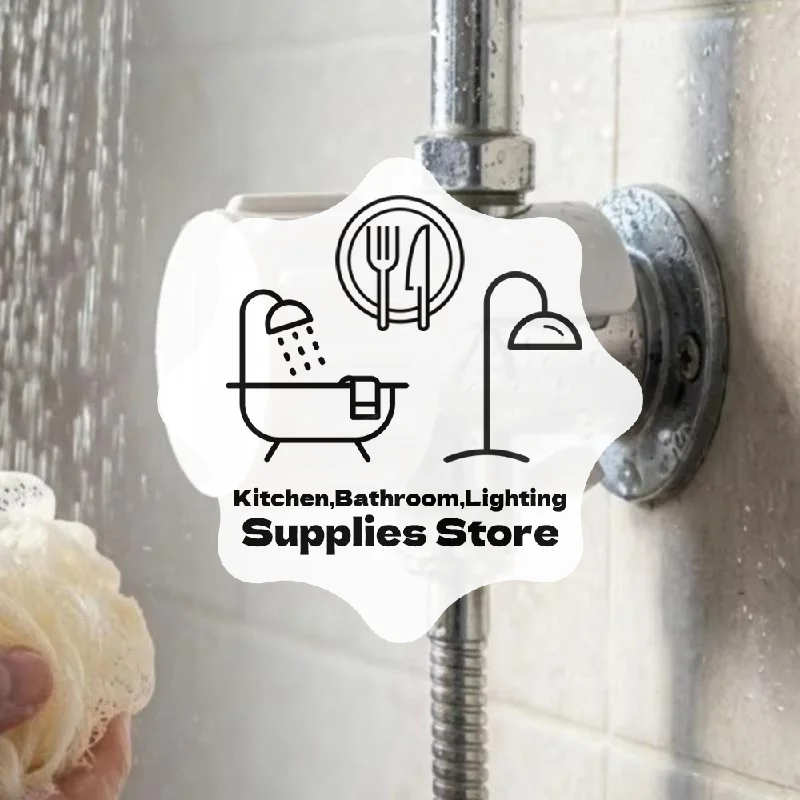 PP Shower Timer Button Holder Waterproof Simple Water Control Button Holder 3D Printing Public Bathroom Accessories