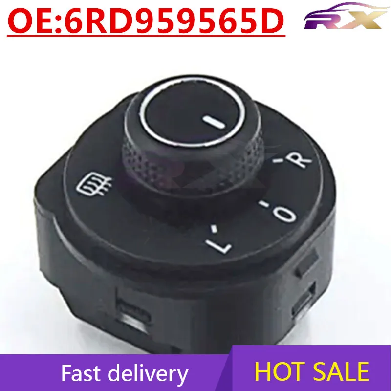 

OEM:6RD959565D Suitable For Volkswagen Auto Parts Power Door Side Rearview Mirror Power Control Switch Knob