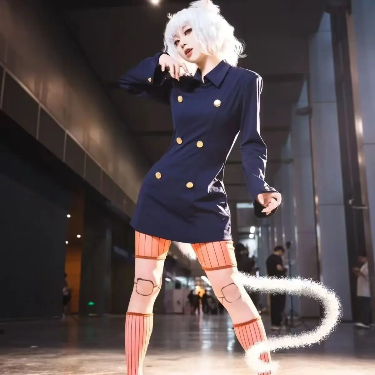 

Hunter x Hunter Inspired Neferpitou Cosplay - Cat Girl Complete Outfit