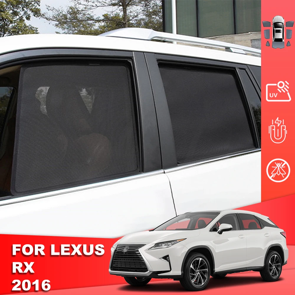 

For Lexus RX 450H AL20 2016-2022 Magnetic Car Sunshade Shield Front Windshield Curtain Rear Side Baby Window Sun Shade Visor