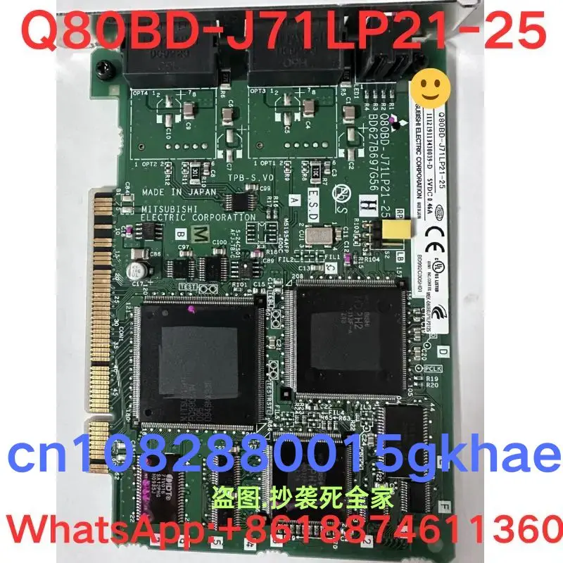 การทดสอบมือสองโอเค Q80BD-J71LP21-25โมดูลการสื่อสาร