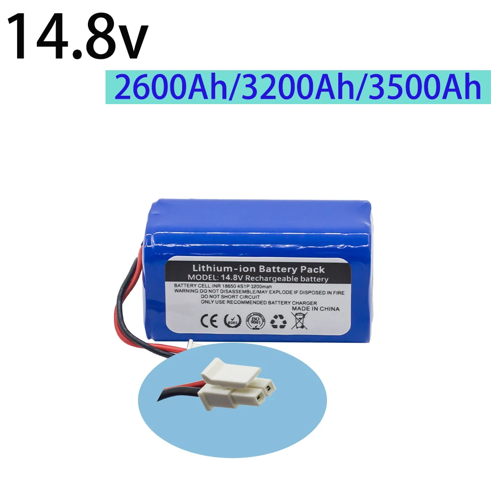 18650 4S1P 14,4 V 3200 mAh, do baterii Polaris Imou POLARIS 3200 Imou Bagotte BG800 KyvolE31 Coredy R750 robot zamiatający