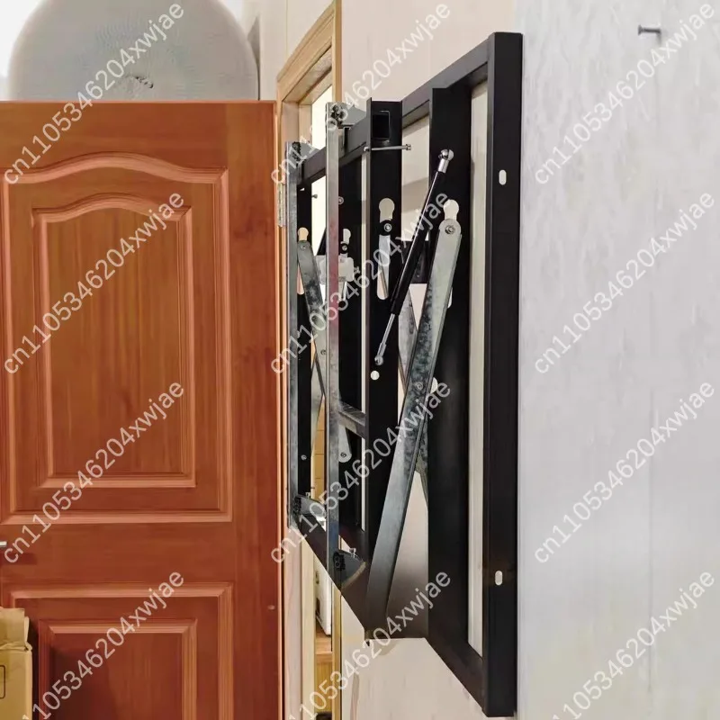 46/49/55/65 inch LCD splicing screen front maintenance hydraulic support advertising machine telescopic embedded wall rack