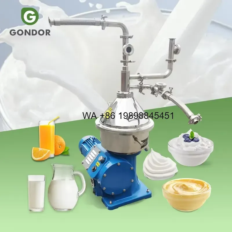 Wmwmnu for Sich 100-18 Industrial Digitalised Cream Separator Fresh Milk Separating 100 L/H Motor