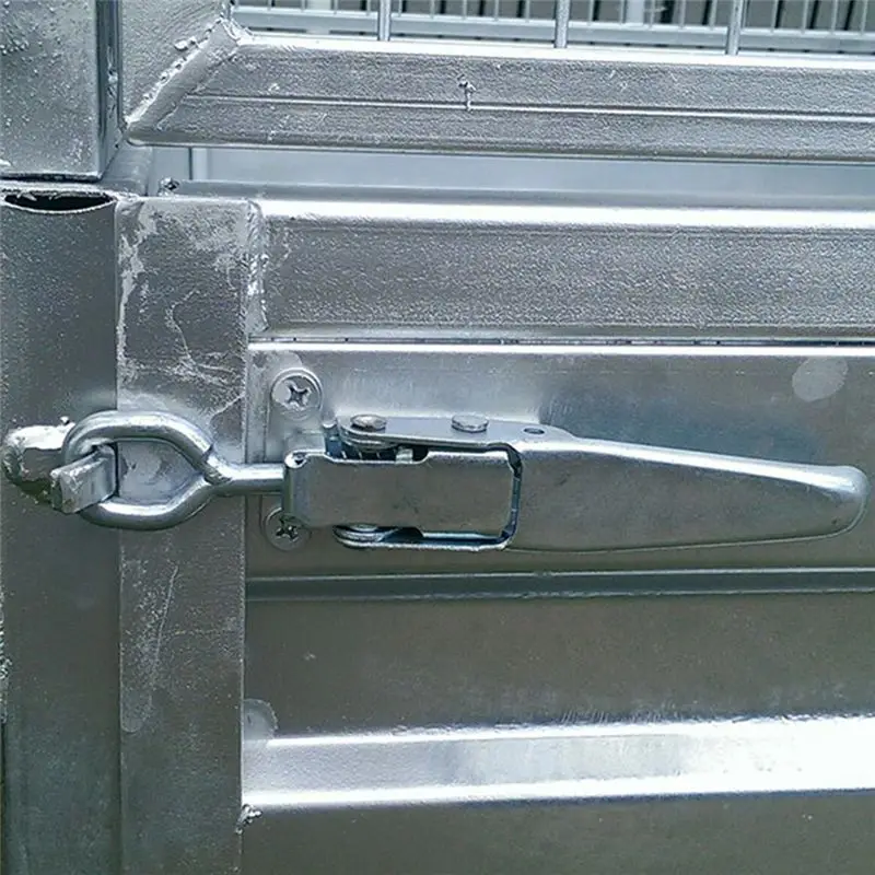 B62B-Heavy Duty Trailer Hasp Door Handle Hasp Fastener Accessories, Trailer Buckle Hasp Safety Latch
