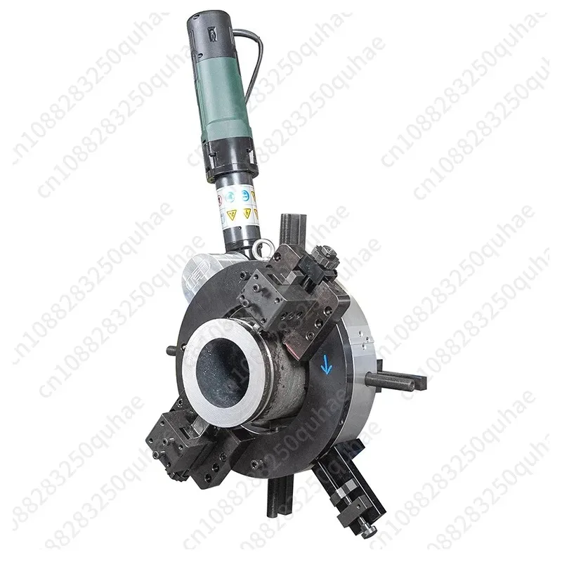Electric hydraulic beveling machine Stainless steel thick wall tube Automatic cold cutting beveling machine