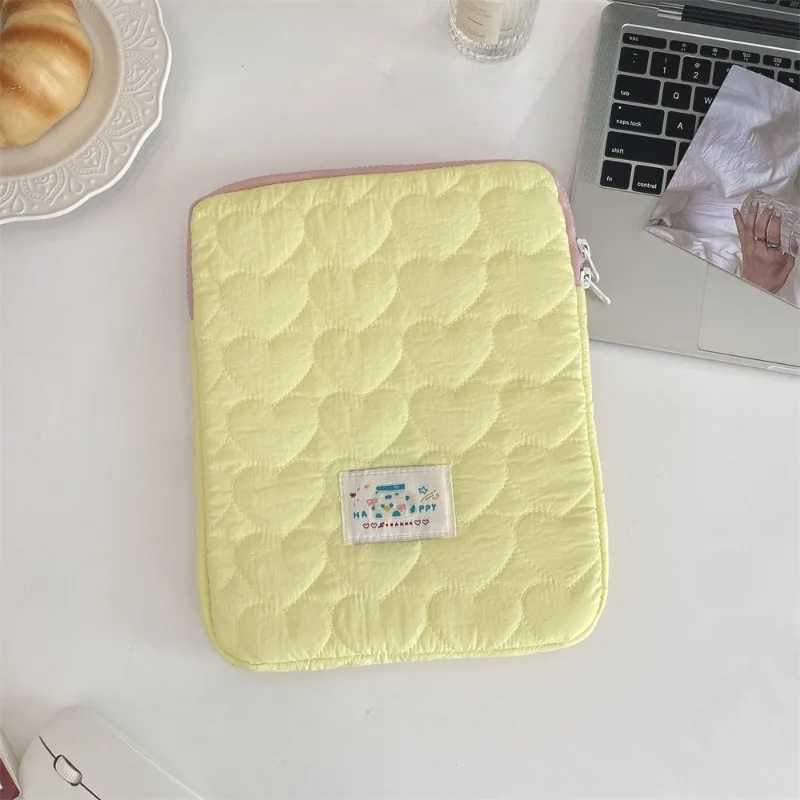 Bolsa macia para forro de ipad, bolsa para tablet de 11 polegadas, bolsa de armazenamento para notebook de 14 a 15 polegadas, pasta para documentos femininos
