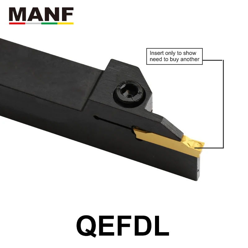 MANF مخرطة القاطع QEFD2020R17-3 العرض الحز آلة خرط تعمل بالتحكم الرقمي بواسطة الحاسوب بالقطع قطع أدوات القاطع فراق الوجه الحز أداة حامل