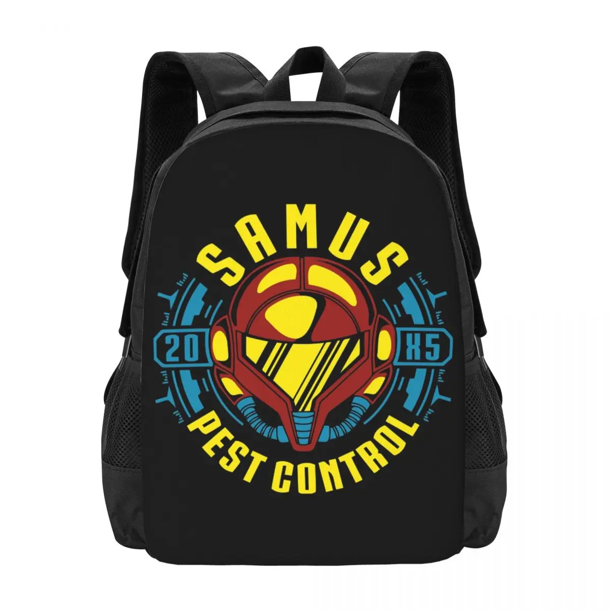 Samus Pest Control Backpack Hot Sale Daypack Large Capacity Kids BookBag School Bag Shoulder Bags for Men Women