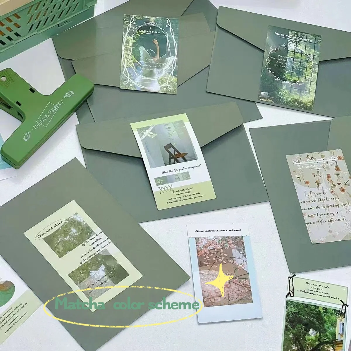 

20pcs Ins Morandi Color Letter Paper & Envelope Set - Vintage Love Letter Birthday Gift - Minimalist Western Style