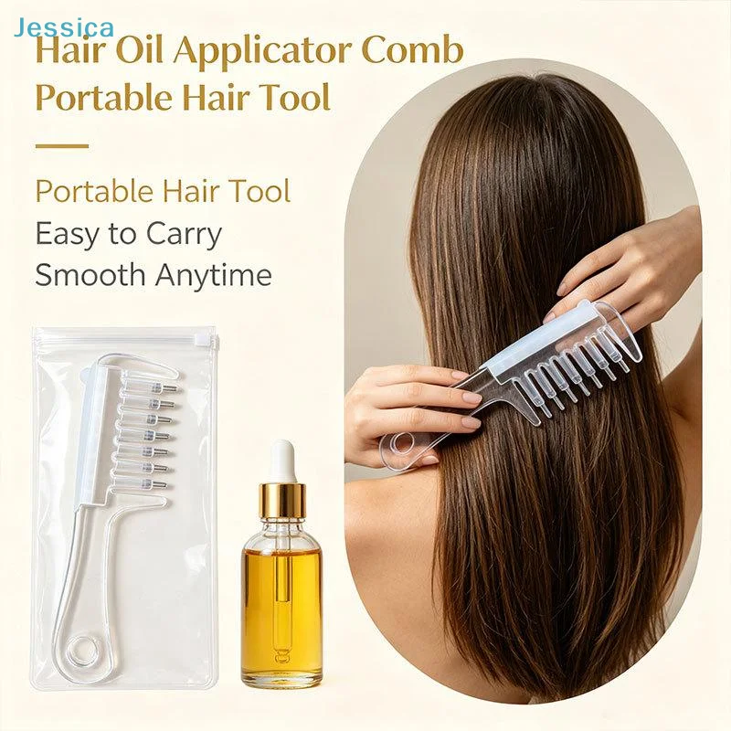 〔S〕Scalp Liquid Guide Comb Portable Head Applicator Massager Roller Ball Brush For Hair Growth Essential Oil Medicine Liquid