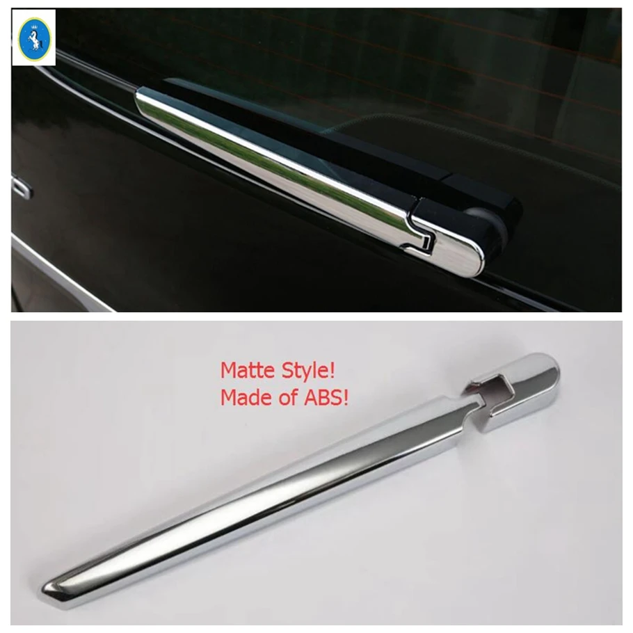 Auto Rear Windshield Window Windscreen Rain Wiper Cover Trim For Mercedes-Benz Vito W447 2014 - 2019 Chrome Exterior Accessories