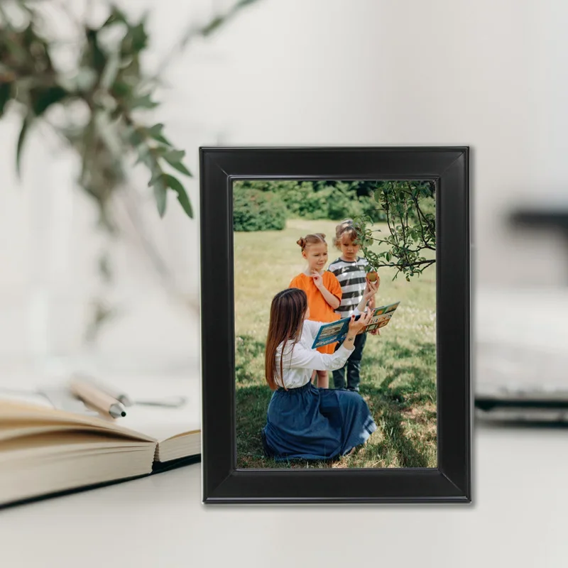 Chinese Retro Metal Photo Frame Stand 6-inch Photo Frame 7-inch Family Portrait A4 Wall Mounted Business License Frame