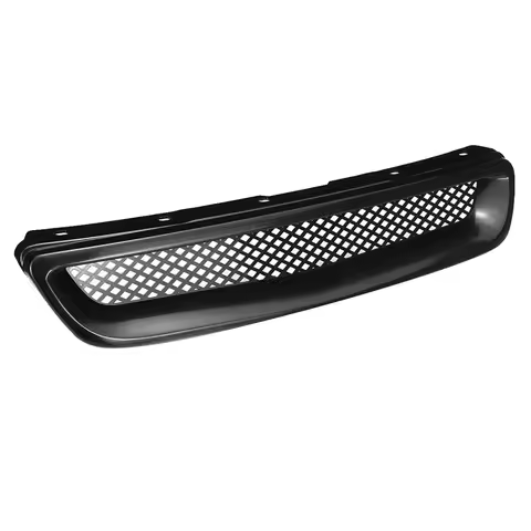 G9-ABS Black Car Front Bumper Hood Grill Grille Cover Trim For Honda Civic EK CX DX EX HX LX Type R 1996 1997 1998