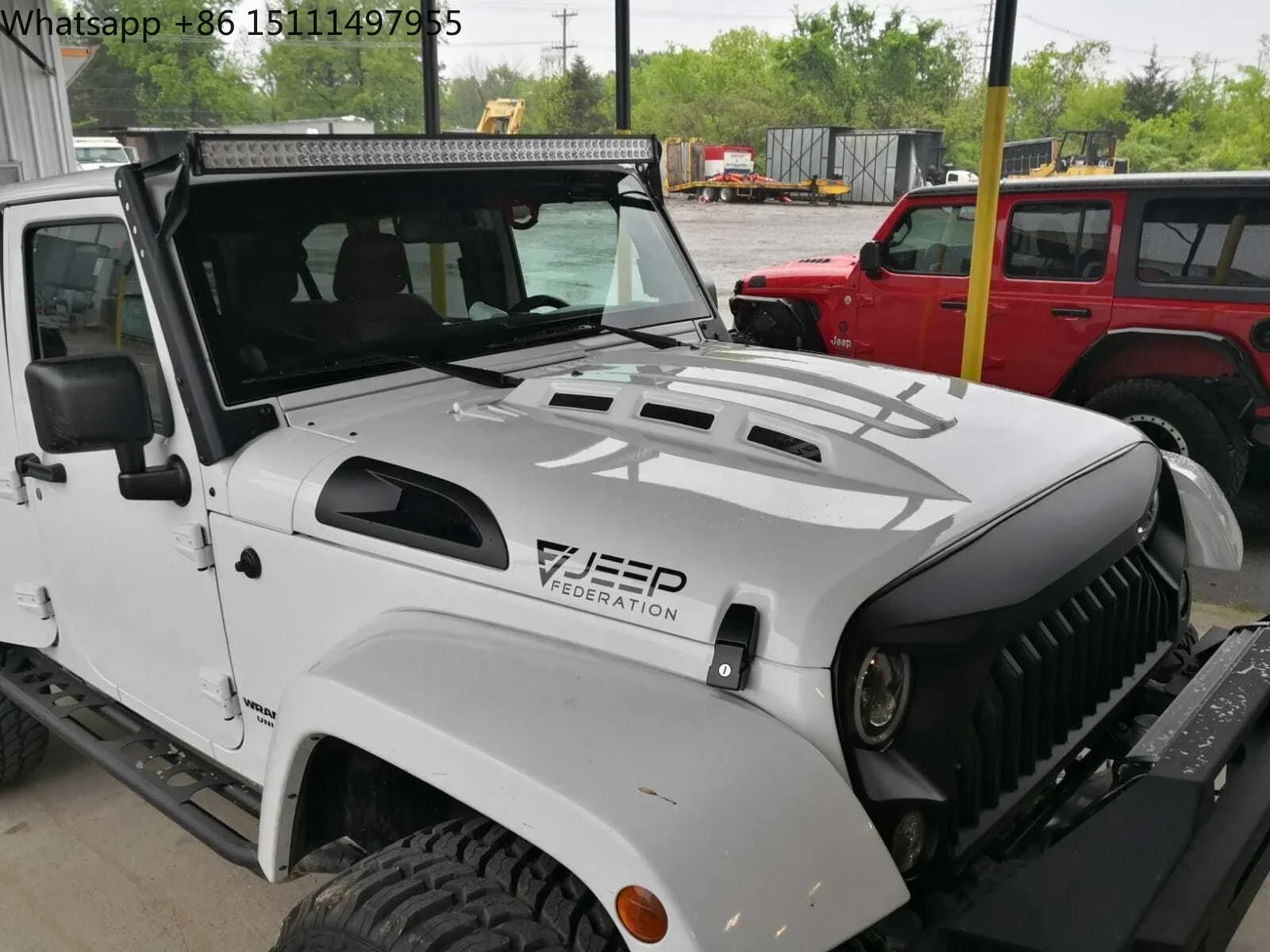 Avenger Style Heat Reduction Hood for 2007-2017 Jep Wrangler JK JKU Unlimited Rubicon