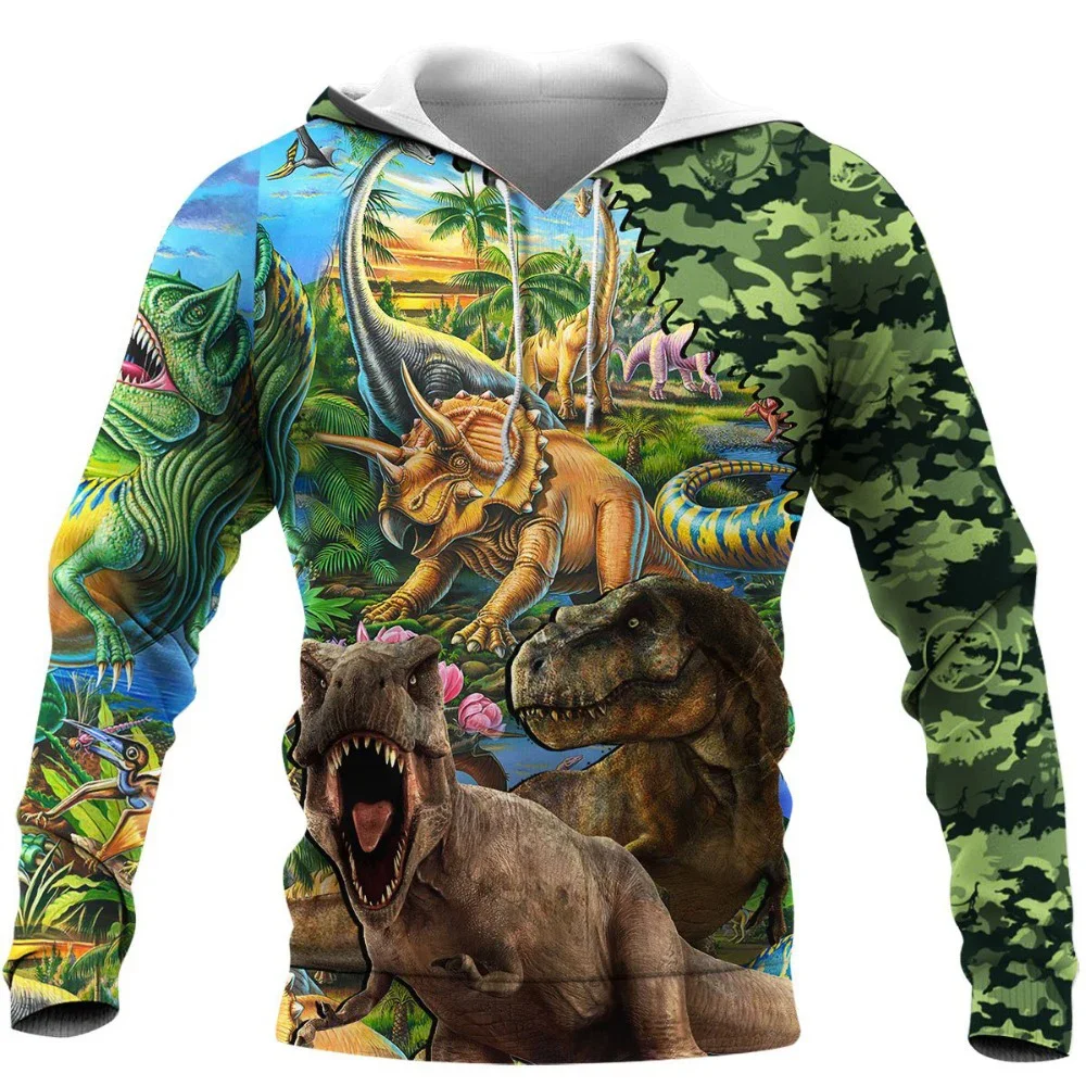 

MSIEESO Beautiful Dinosaurs 3D Printed Hoodie for Men Women Harajuku Fashion Cartoon Hooded Sweatshirt Casual Jacket Pullover