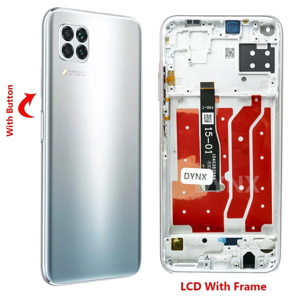 LCD For Huawei P40 Lite JNY-LX1 LCD 10 Touch Screen Replacement For Nova 7i JNY-LX2 P 40 Lite LCD Screen Nova 6 SE Display