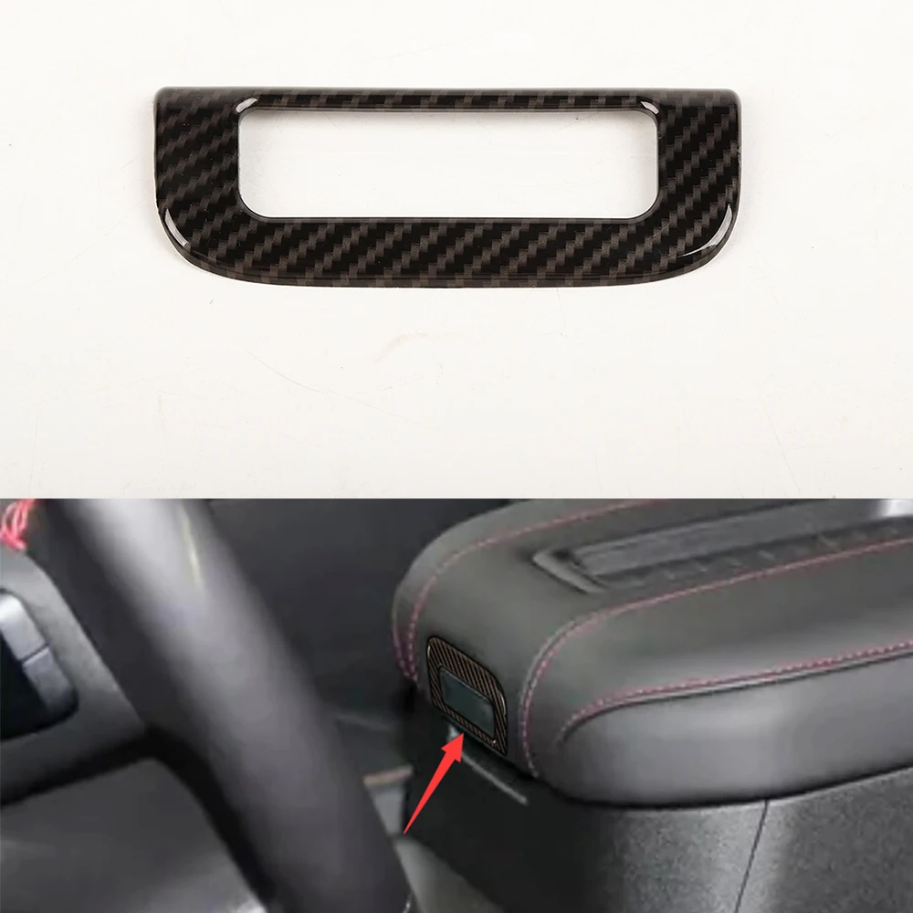 

Car Armrest Switch Frame Decoration ABS Sticker For Suburban 2020+ For Tahoe 2021+ For GMC-YUKON 2021+