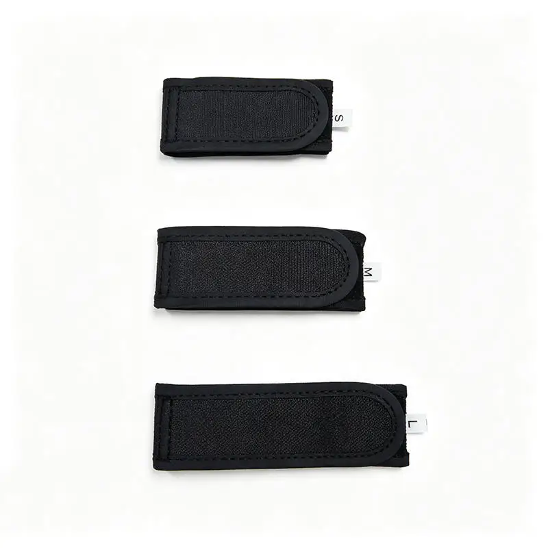 2Pcs Adjustable Hook And Loop Belt No Buckle Elastic Waist Strap S/M/L Size Black Portable Buckle-free Waist Belt For Men Women