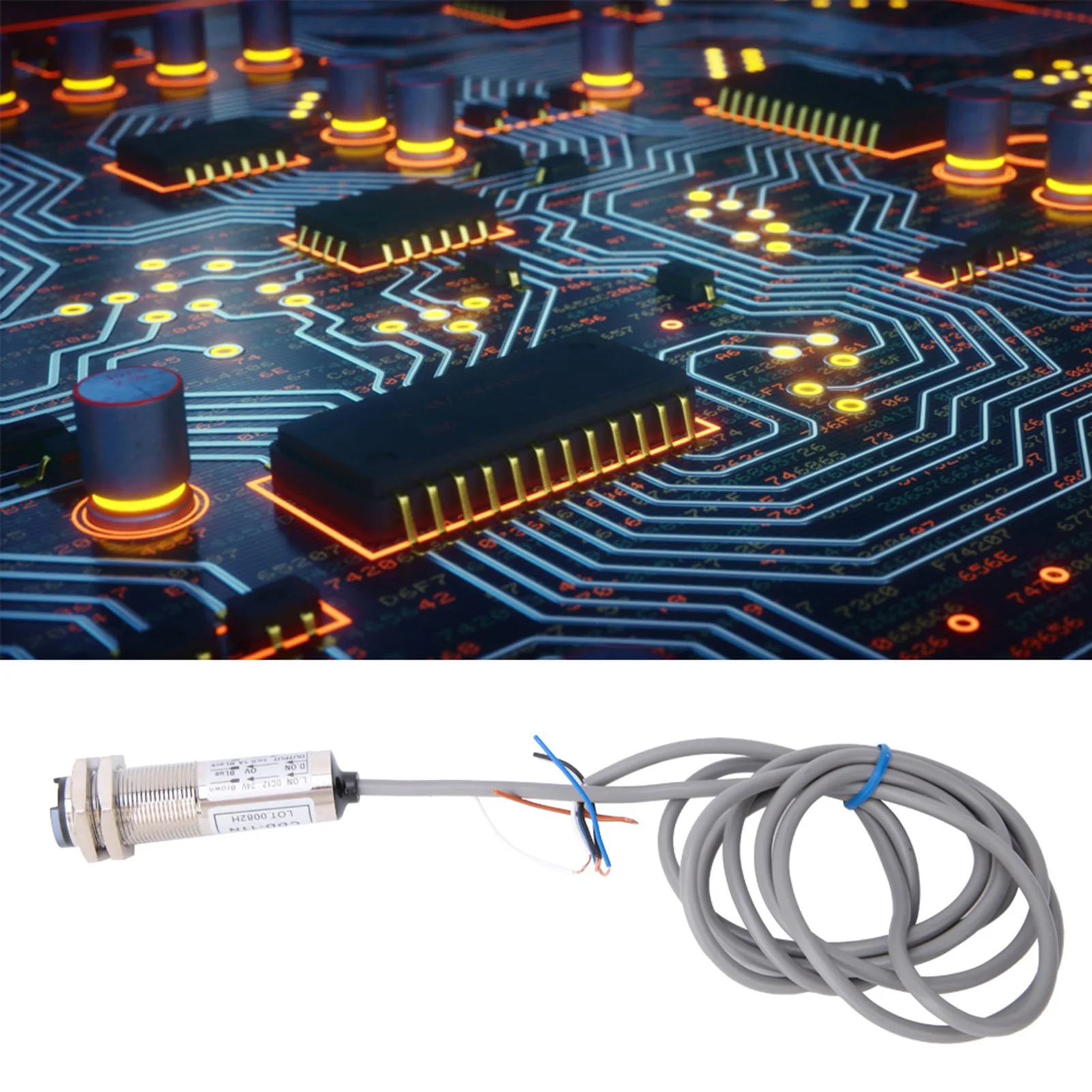 Photoelectric Sensor CDD-11N 10mm Diffuse Reflection Photoelectric Sensor  4-Wire 12-24VDC CDD-11N Photoelectric Sensor