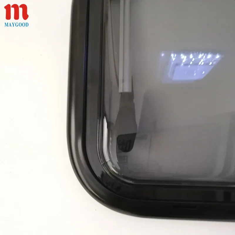 MAYGOOD Round Corner RV Side Window Push Out Window For Camper Trailer Mod Parts