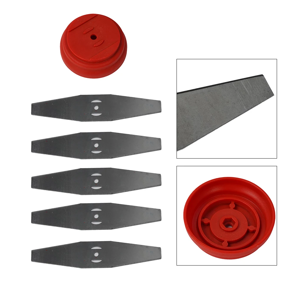 Imagem -02 - Metal Grass Trimmer Head Blade Lâminas Cortador de Grama Elétrico Brushcutter Spare Accessories Substituição Saw Blades Pcs