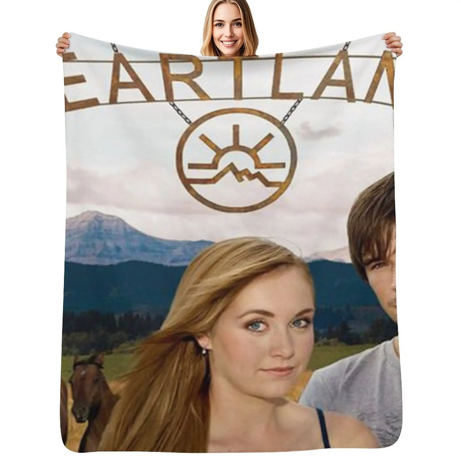

Heartlandd Throw Blanket Beach Sofa Quilt Hairy Softest Blankets